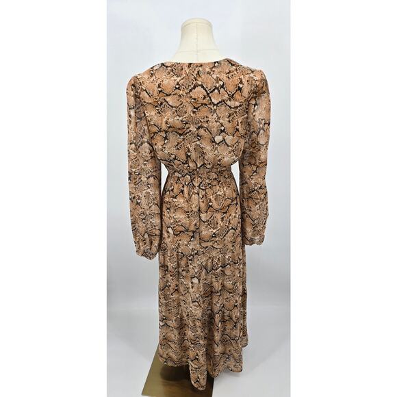 Sofia Jeans by Sofia Vergara Snake Print Cutout Maxi Dress - Picture 3 of 7